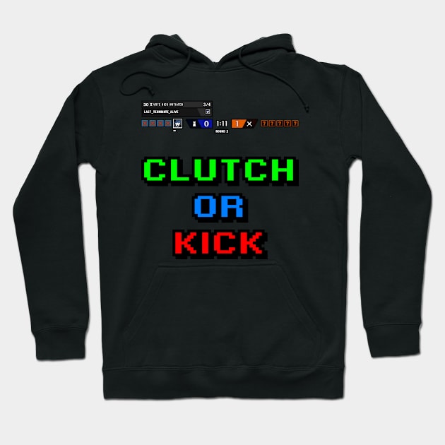 Clutch or Kick Hoodie by Roufxis